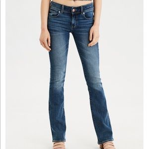 American Eagle 4L kick boot super stretch jeans